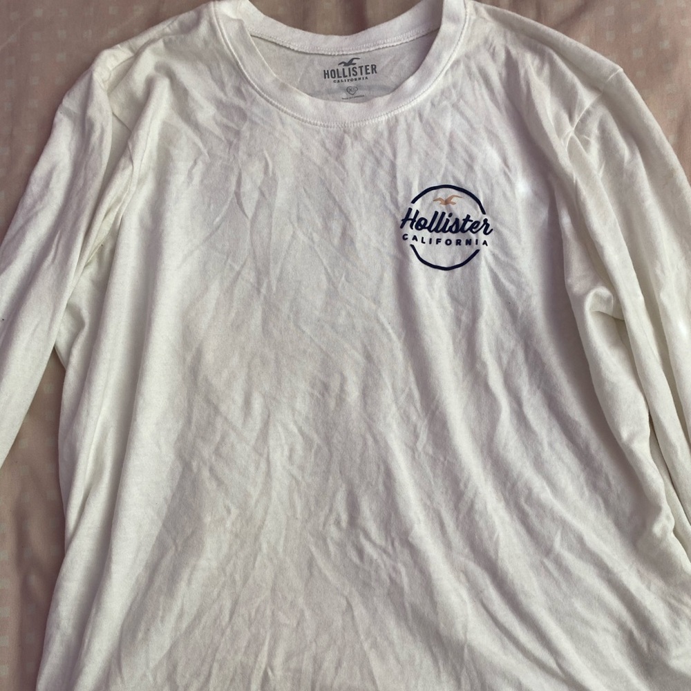 Hollister logo long sleeve top